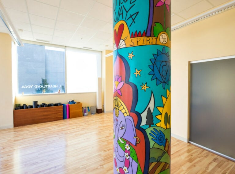Inside Heartland Yoga Studio